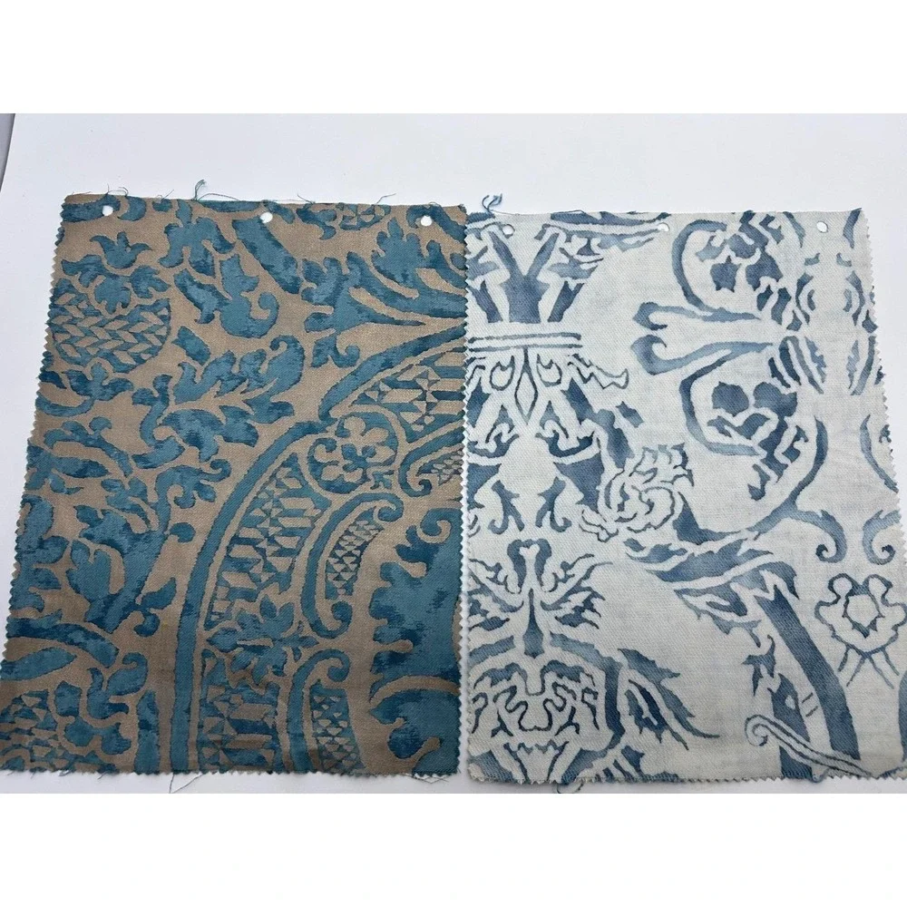 Vtg Six Rare FORTUNY Sample Pieces - Stunning Hard to Find Patterns & Colors